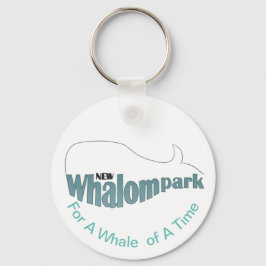Classic Whalom Park Logo met Slogan Sleutelhanger