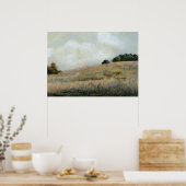 Classic Wheatfield Landschapskunst Poster (Keuken)