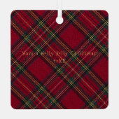 Classic Whimsical Photo  Metalen Ornament (Achterkant)