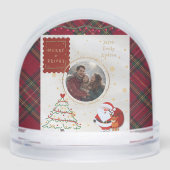 Classic Whimsical Photo Sneeuwbol (Voorkant)