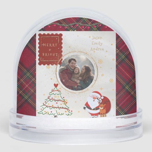 Classic Whimsical Photo  Sneeuwbol (Voorkant)