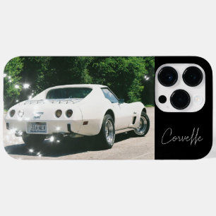 Classic White 1975 Corvette Stingray Case-Mate iPhone 14 Pro Max Hoesje