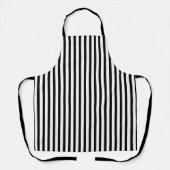 Classic White Black Stripe Pattern For Daily Cook Schort (Voorkant)