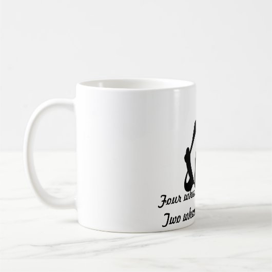 Classic White Coffee Mok Motorcycle (Links)