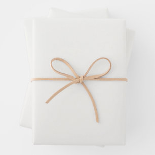 Classic White CUSTOM Inpakpapier Vel