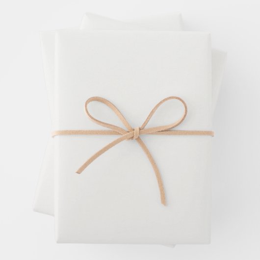 Classic White CUSTOM Inpakpapier Vel (In situ)