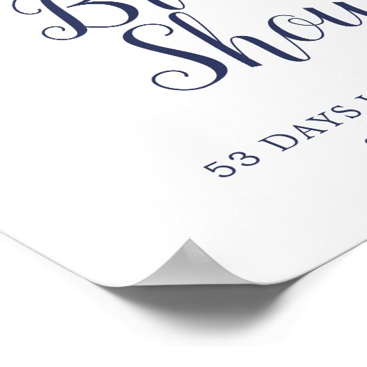 Classic White Flowers Vrijgezellenfeest Welkom Poster (Hoek)