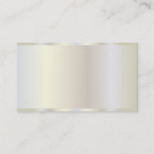 Classic | White Gold Visitekaartje (Achterkant)