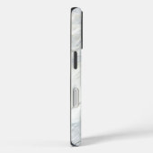 Classic White Marble & Gold Veins Case | iPhone 16 (Achterkant / Rechts)