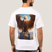 "Classic White T-shirt: tijdloze stijl" "Essential T-shirt (Achterkant)