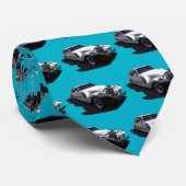 Classic White Tiffany Collectors Car Stropdas (Opgerold)