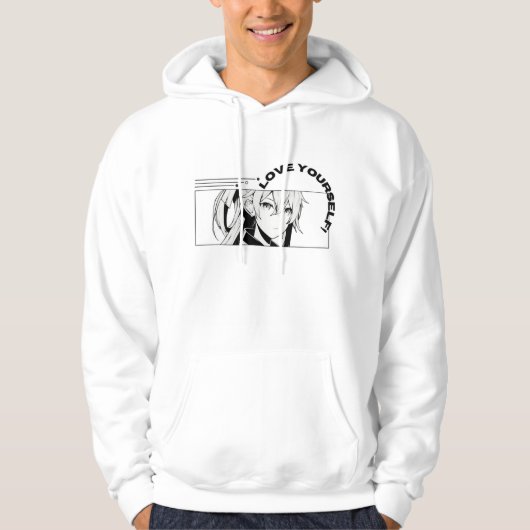 Classic White Unisex Hoodie – Tijdloos comfort (Voorkant)