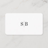 Classic White Weduwen Shower Gift Registry Informatiekaartje (Achterkant)