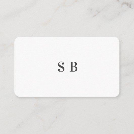 Classic White Weduwen Shower Gift Registry Informatiekaartje (Achterkant)