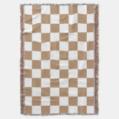 Classic White with Blonde Square Style Deken (Voorkant Verticaal)