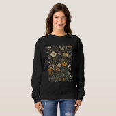 Classic Wildflowers Gardening Flower Graphic Vinta Trui (Voorkant volledig)