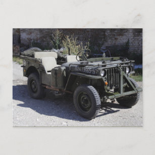 Classic Willys Jeep Briefkaart