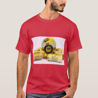 Classic Wine-Bottle Art Tee T-shirt