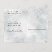 Classic Winter Botanical Two Photo Feestdagenkaart (Achterkant)