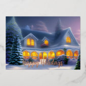 Classic Winter Home Prettige feestdagen Business (Voorkant)