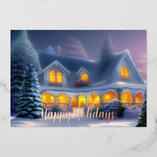 Classic Winter Home Prettige feestdagen Business (Voorkant)