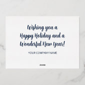 Classic Winter Home Prettige feestdagen Business (Achterkant)