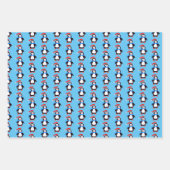 Classic Winter Penguins Inpakpapier Vel (Voorkant)
