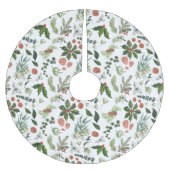 Classic Winter Woodland Waterverf Forest Holiday Kerstboom Rok (Voorkant)