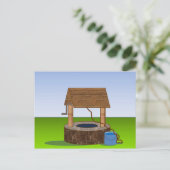 Classic  Wishing Well Briefkaart (Staand voorkant)