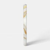 Classic Wit Marmer Samsung Galaxy S22 Hoesje (Linkerkant)