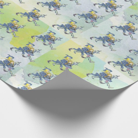 Classic Wizard of Oz Birthday wrapping paper Cadeaupapier (Hoek)