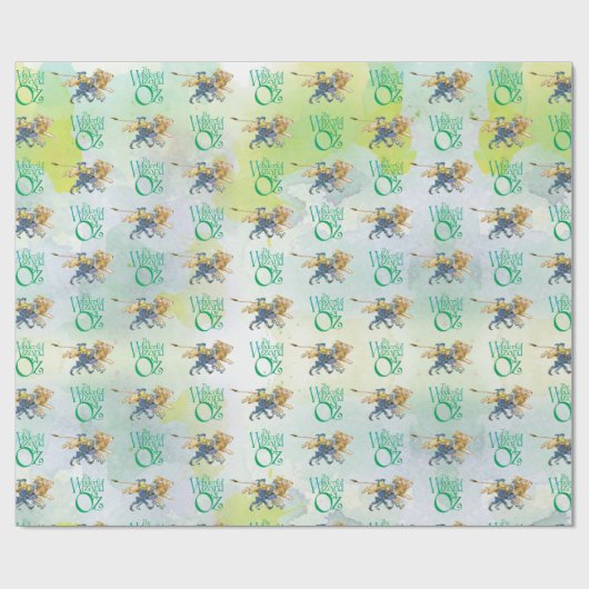 Classic Wizard of Oz Birthday wrapping paper Cadeaupapier (Vlak)
