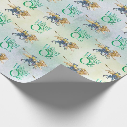 Classic Wizard of Oz Birthday wrapping paper Cadeaupapier (Hoek)