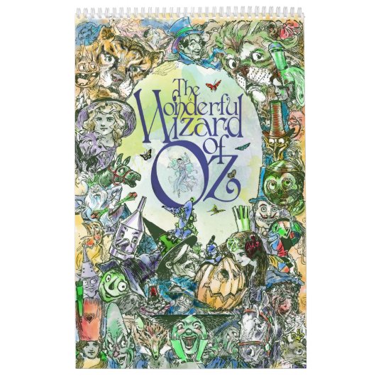 CLASSIC WIZARD of OZ CALENDAR - Om het even welke Kalender (Hoes)