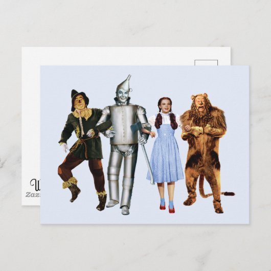 Classic Wizard of Oz Characters Briefkaart (Voorkant / Achterkant)