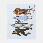Classic Wizard of Oz Characters Fleece Deken (Voorkant)