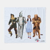 Classic Wizard of Oz Characters Fleece Deken (Voorkant (Horizontaal))