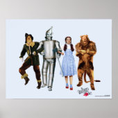 Classic Wizard of Oz Characters Poster (Voorkant)