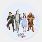 Classic Wizard of Oz Characters Ronde Sticker (Voorkant)