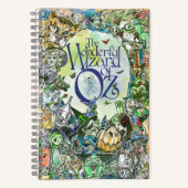 CLASSIC WIZARD of OZ Illustrated Hoesje Art Notitieboek (Voorkant)