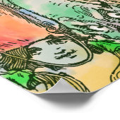 CLASSIC WIZARD OF OZ POSTER - alle boektekens! (Hoek)