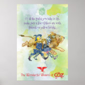 CLASSIC WIZARD OF OZ POSTER - Gele stenen (Voorkant)