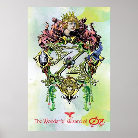 CLASSIC WIZARD OF OZ ROYALTY POSTER (Voorkant)