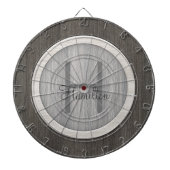 Classic Wood Hue Aged Teak Dart Board Dartbord (Voorkant)