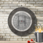 Classic Wood Hue Aged Teak Dart Board Dartbord