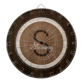 Classic Wood Hue Walnut Baywood Dartbord (Voorkant)