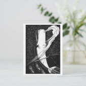 Classic Woodcut Briefkaart (Staand voorkant)