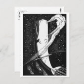 Classic Woodcut Briefkaart (Voorkant / Achterkant)