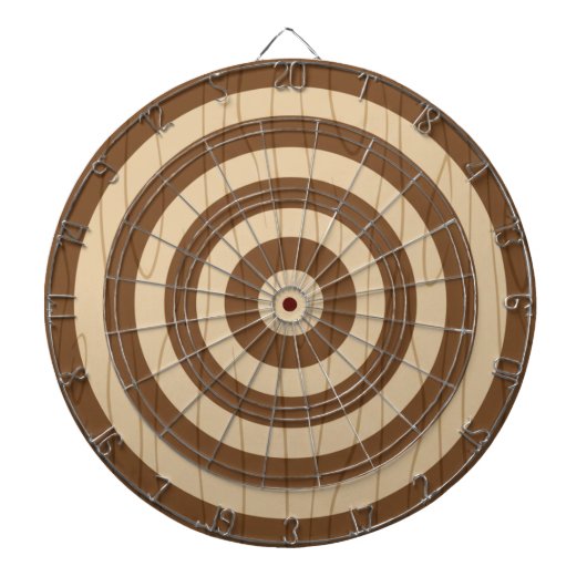 Classic Wooden Dartboard Rustic Wall Game Decor Dartbord (Voorkant)