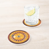 Classic Wooden Roulette Wheel Onderzetter (Zijkant)